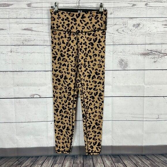 IVL Collective Leggings Womens 4 Brown Leopard into the wild Collagen - Picture 1 of 11